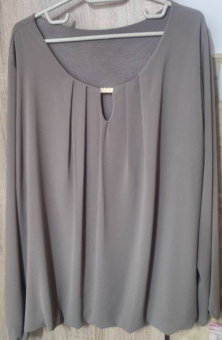 Bluză damă nouă gri-taupe