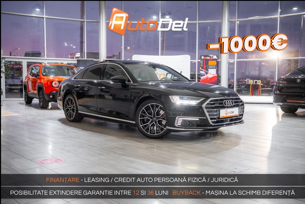 Audi A8 A8 Quattro 60TFSI e Plug-In Hibrid / 450CP / Trapă / Cameră