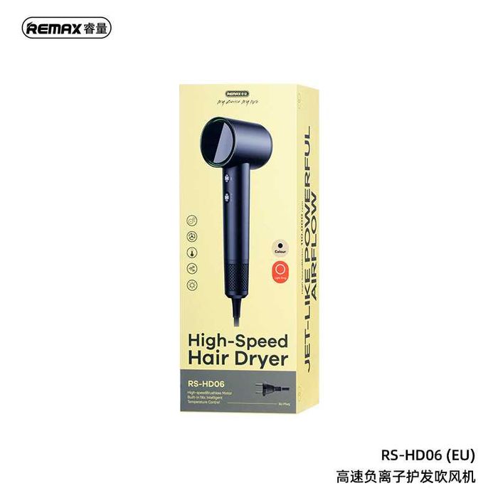 Remax RS-HD06 EU Профессиональные Фен CCC отрицательными ионами Dyson