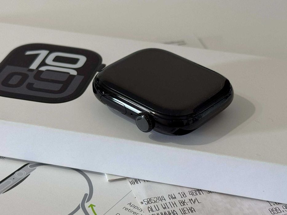 Бартер! Гаранция! Apple Watch 10 46mm Jet Black (Черен)