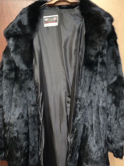 Haina blana naturala pisica salbatica