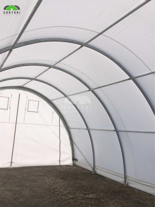 Cort industrial semirotund 6,1 x 9,15 x 3,66 m