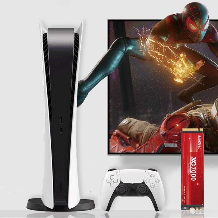 KingSpec 4TB Gen PCIe 4x4 M.2 2280 NVMe SSD,R/W Viteza 7400/6600 MB/s