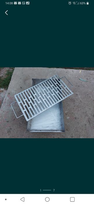 Gratar inox Demontabil.