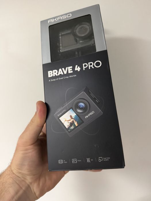 Camera video de actiune AKASO Brave 4 Pro, 20MP, 4K 30FPS, Sigilat