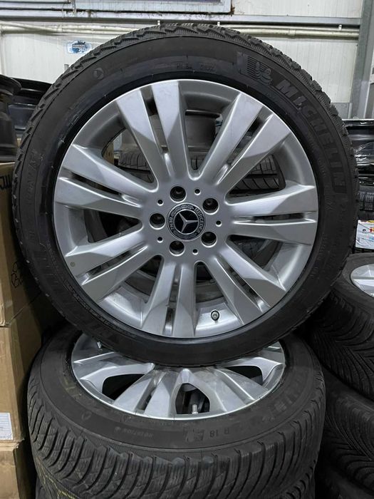 Jante Mercedes W221 S Class Anvelope Iarna Michelin 255 45 18
