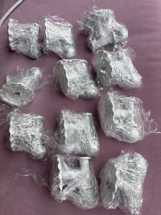 Чисто нови пердета(Zara)и корнизи от ковано желязо с прахово покритие