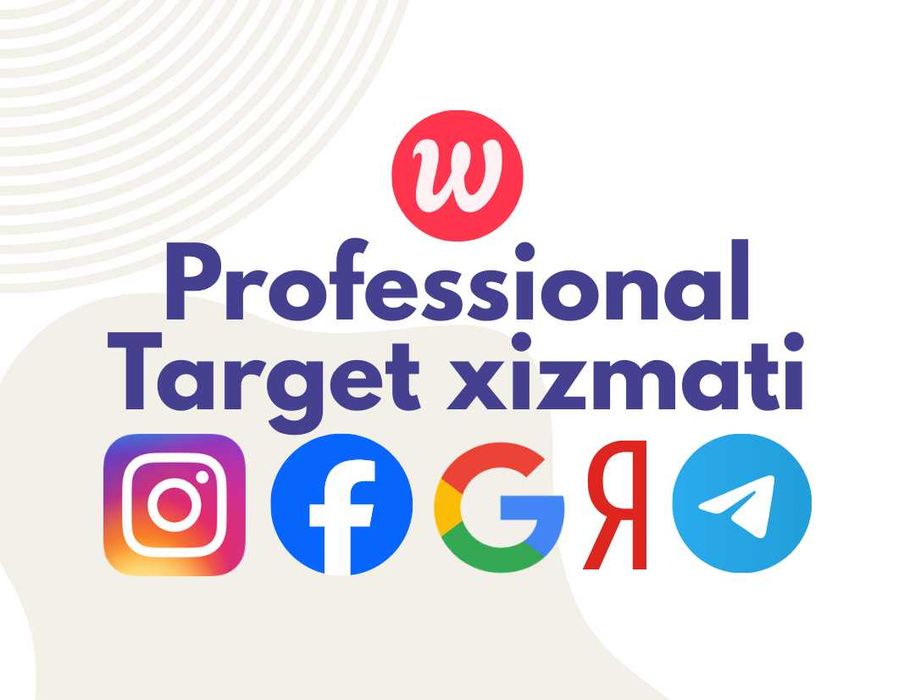 Target xizmati. Tadbirkorlar va xususiy biznes egalari uchun.