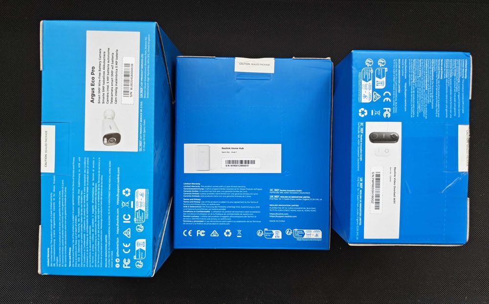 Нови Reolink Bundle 3в1 комплект камера+видео звънец и база