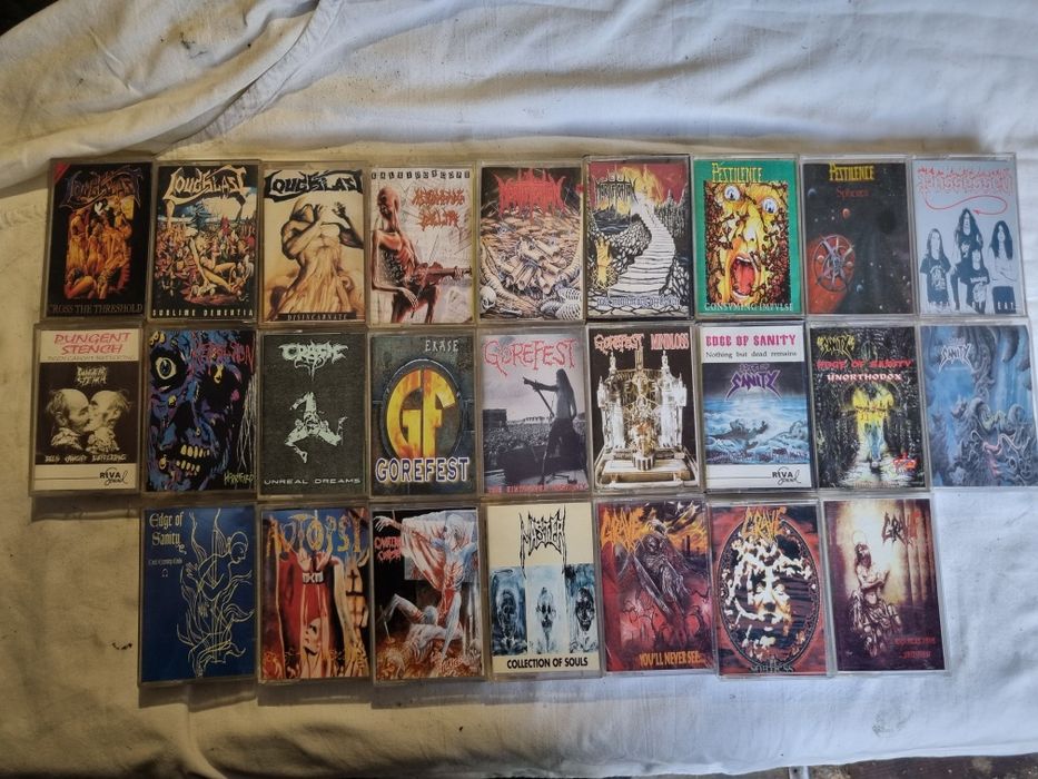 Продавам аудио касети с метал музика