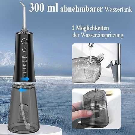 Електрически орален иригатор Surfou, 5 нива на налягане, безжичен