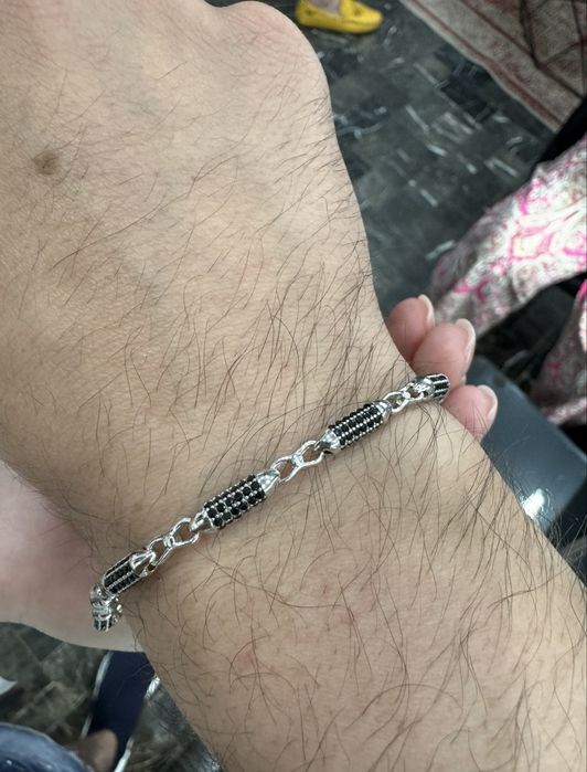 Bratara aur alb cu diamante