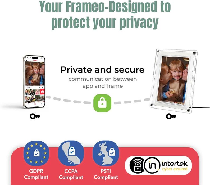 Чисто Нова Смарт Фоторамка AMABOO 10.1" с Луксозен Акрилен Корпус
