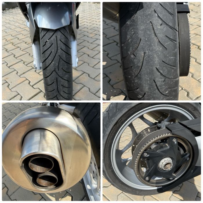 BMW F 800 ST cu ABS FATA+SPATE MANSOANE INCALZITE+ TOP CASE ORIGINALE recent adus din Germania,impecabil+km reali+carte service cu revizii la zi