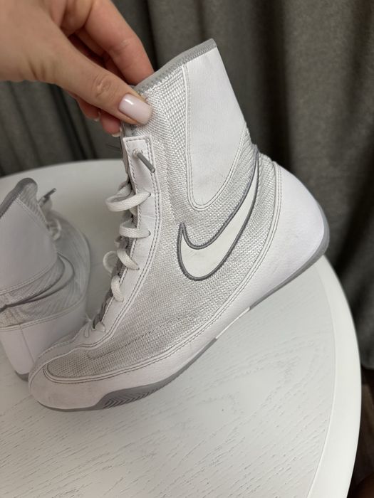 Оригинальные боксерки Nike Machomai 2 White Wolf Grey