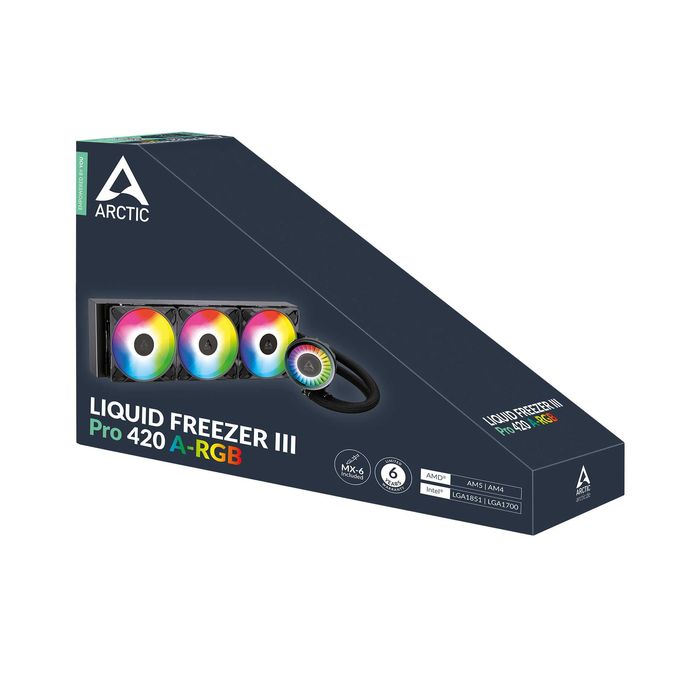 ARCTIC Liquid Freezer Pro 420 ARGB MX-7 водяное охлаждение amd intel