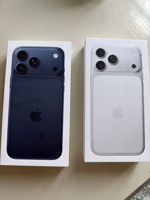 iPhone 17Pro Max, Silver, Deep Blue 256GB Sim+esim