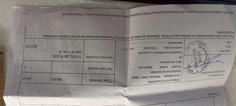 De vânzare telefon mobil