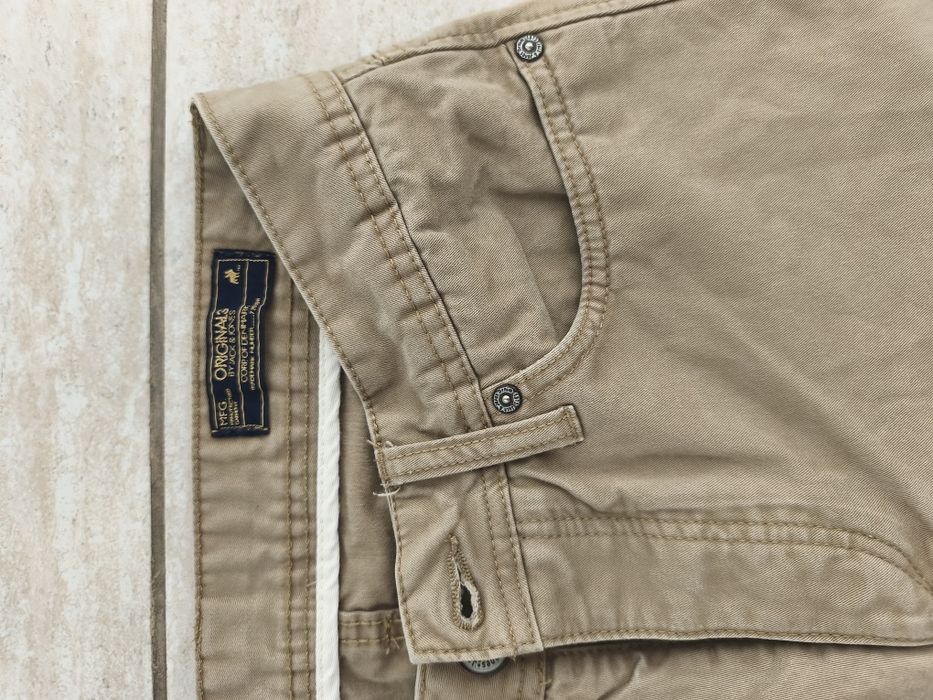 Originals-Blugi-Pentru Barbati-Marime S-Bej