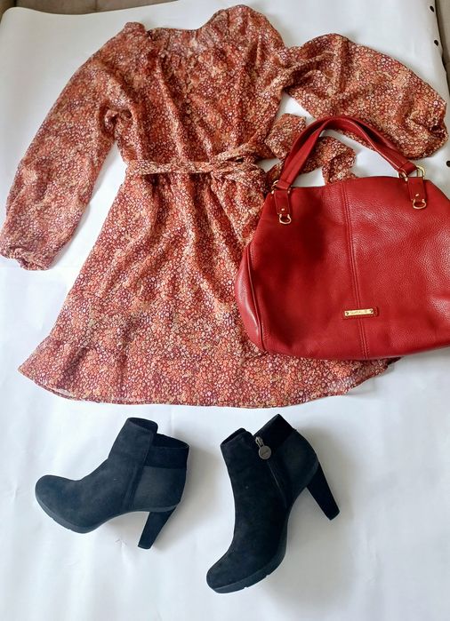 Rochie Mango print floral boho chic m
