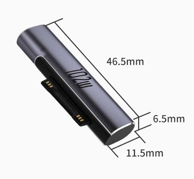 Mufa , adaptor alimentare Surface Pro 3 4 5 6 Go Surface Book 1 2 3