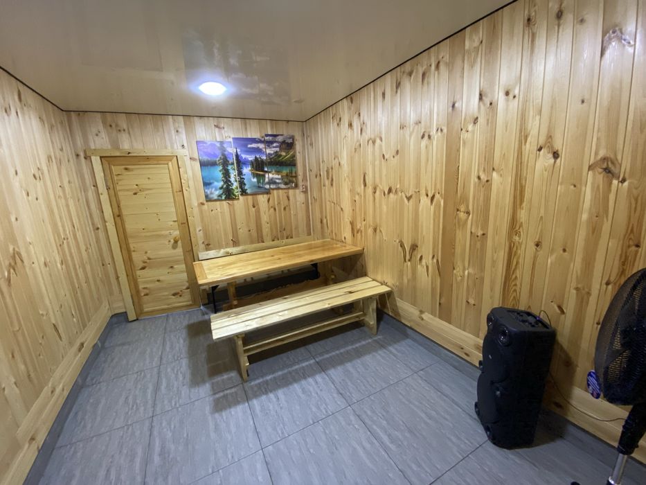 Семейная баня на дровах