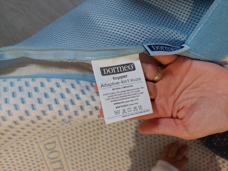 Saltea Topper Dormeo 90x200 , 5 cm inaltime