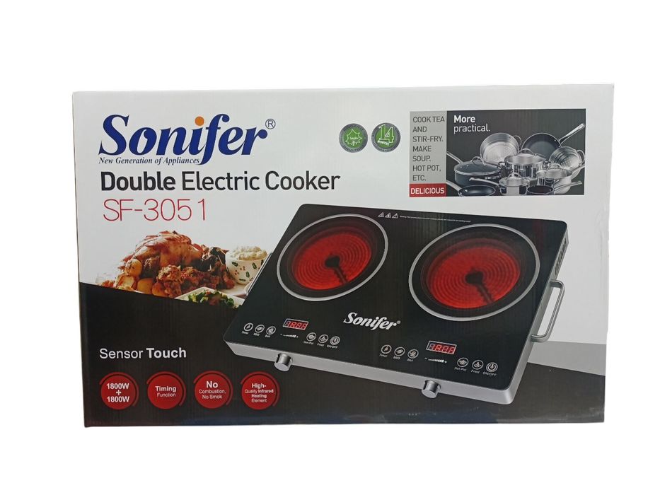 "СУПЕР АКЦИЯ"Электрическая напольная плита Sonifer SF3051, с сенсорны