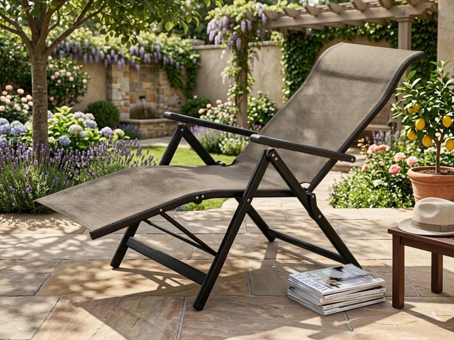 Сгъваем Градински Стол- 7 позиции, до 160кг.