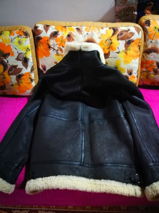 Cojoc piele/blana B-3 Flight Bomber Pilot Aviator Shearling Ww2