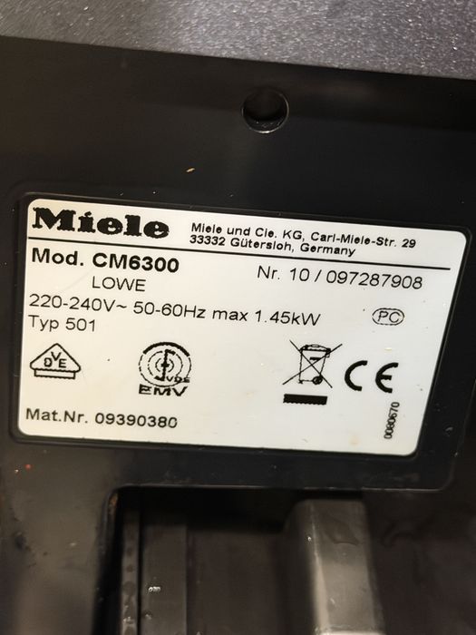 Кафемашина кафе автомат Miele CM6300 с гаранция