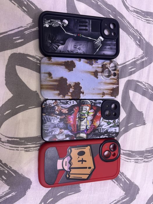 чехлы 4 штуки на телефон