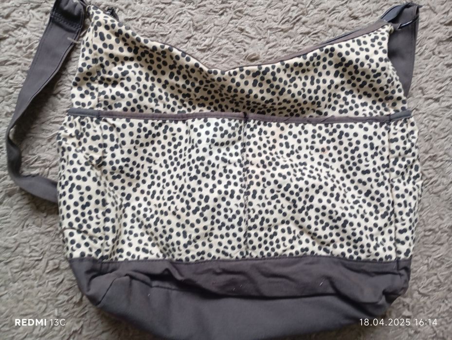 Дамска лятна голяма чанта от плат.