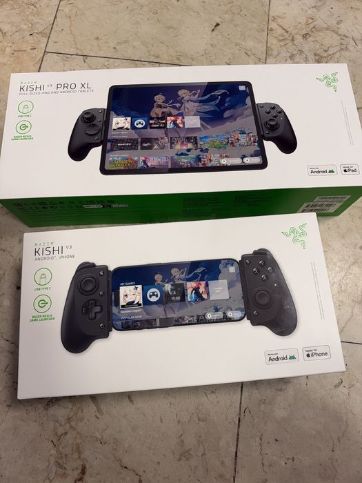 Controller razer kishi v3 si v3 pro xl pentru gaming de pe telefon si tableta android sau ios