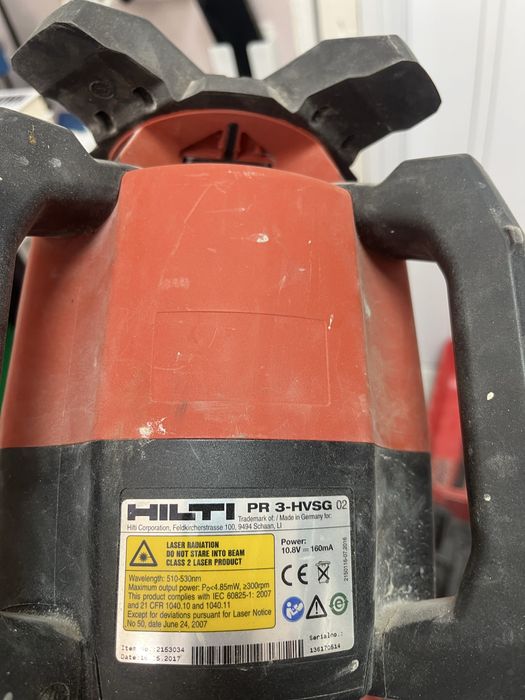 Ротационен лазер Hilti PR 3-HVSG