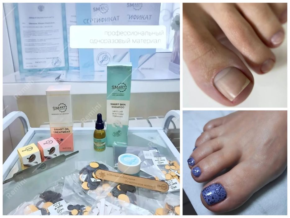 Наращивание маникюр педикюр