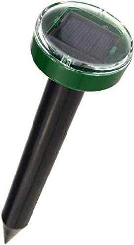 Соларен ултразвуков уред против къртици и змии ,репелер със земен кол