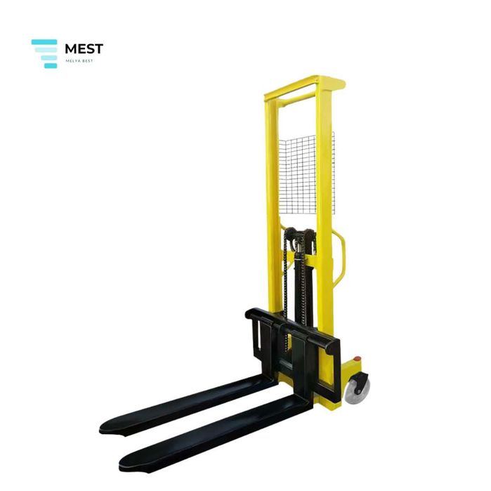 Штабелер: 2000 кг, подъем 1.6 м, усиленная рама + гарантия 1 год!