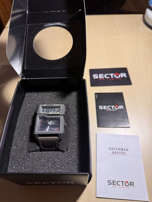 Ieftin -Sigilat-Ceas Sector cu Dublu afisaj -Nou-Nout