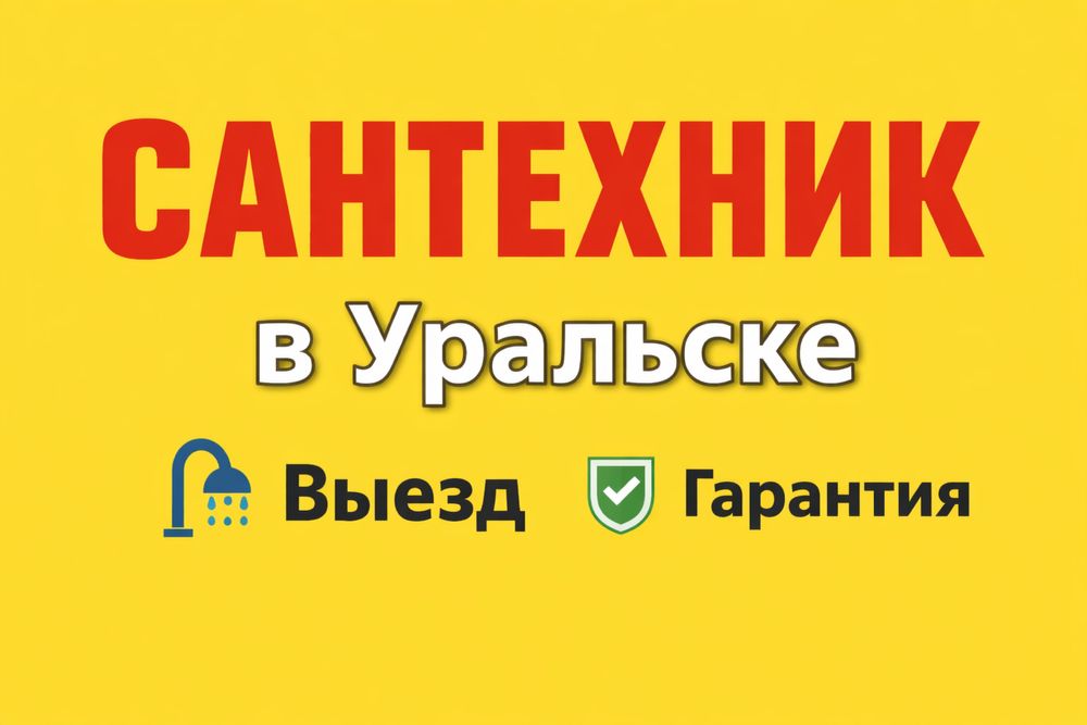 Сантехник Уральск. Срочный выезд. Отопление и Водопровод