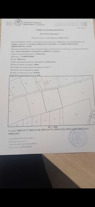 Имот земя Нови хан