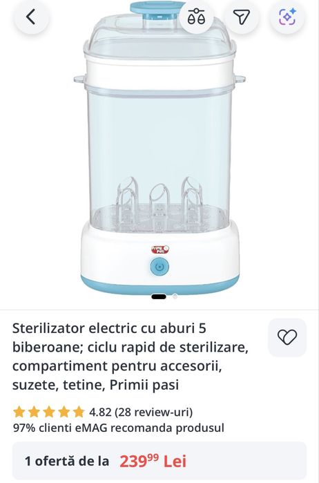 Sterilizator electric cu abur, Primii pasi