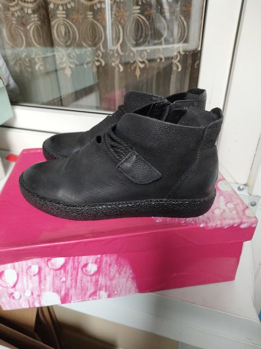 Ботинки женские кожа