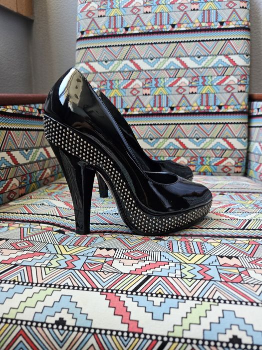 Туфли burberry оригинал лаковая кожа