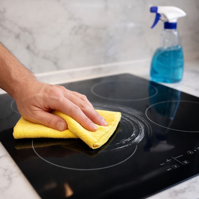 полировка и чистка кухонных плит