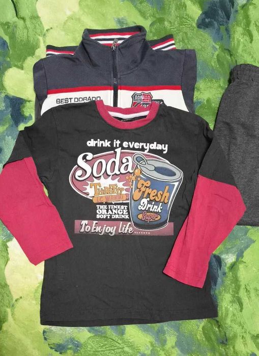 Лот дрехи  122-128 см