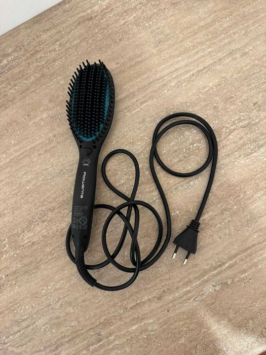 Perie termica ROWENTA Power Straight CF5820F0, 3 trepte temperatura, negru