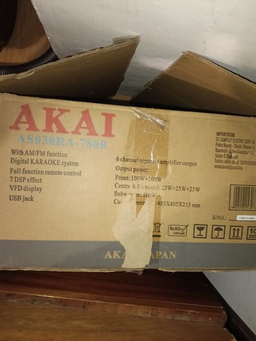 Statie akay 5.1 folosită foarte puțin timp