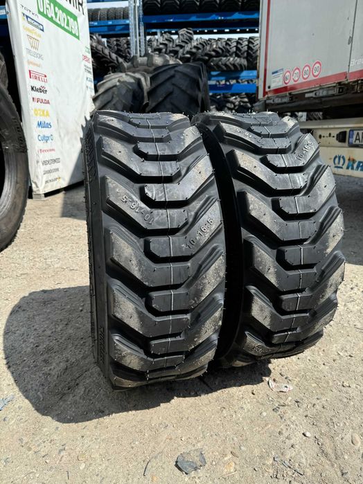 Cauciucuri noi 10-16.5 FORERUNNER cu 10 pliuri pentru bobcat