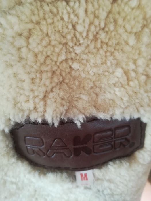 Geaca piele bărbați blana Aviator Raker Xl